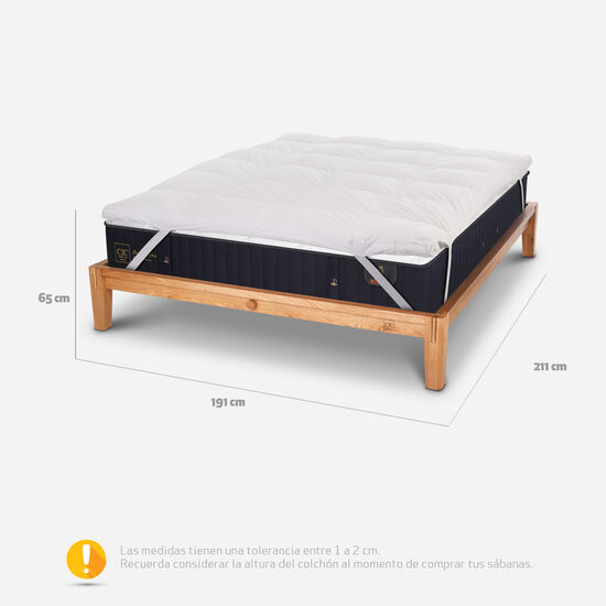 Cama Oak King Premium + Topper
