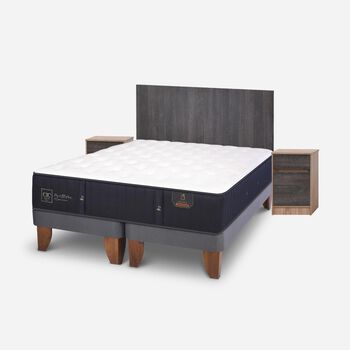 Cama Europea King Premium + Set Espresso