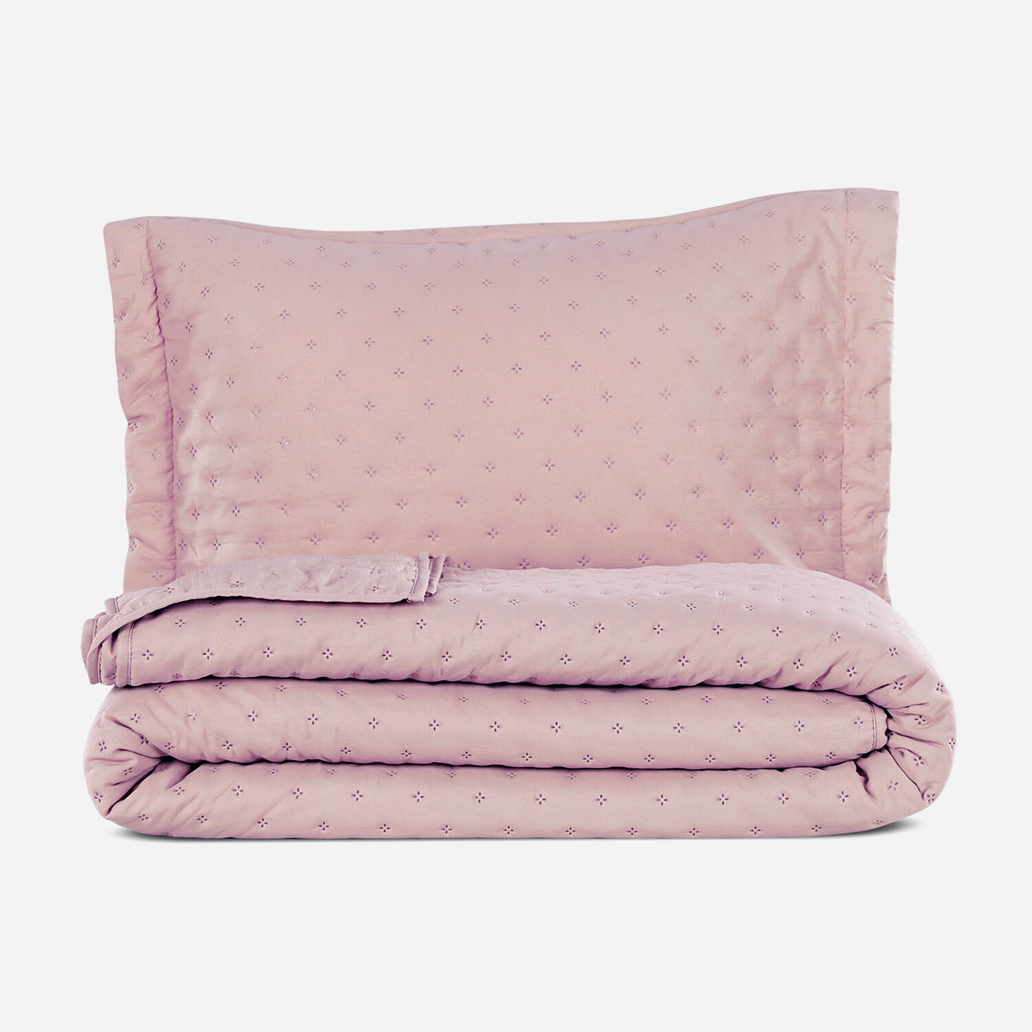 Quilt Single Microfibra Rosa