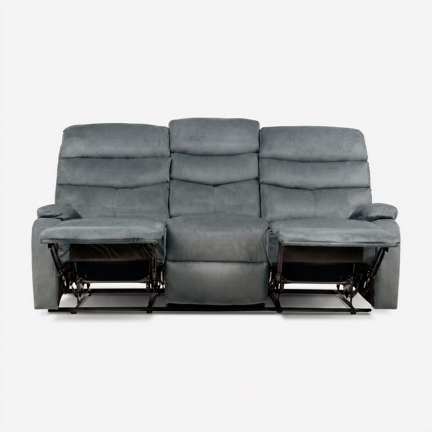 Sof&aacute; Reclinable 3 Cuerpos Texas Gris
