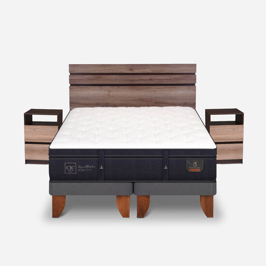 Cama Europea King Super Premium + Set Ares
