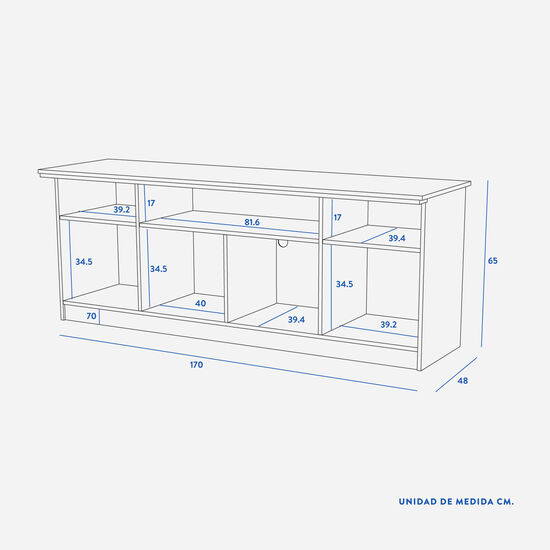 Rack Atenas Olmo Blanco 