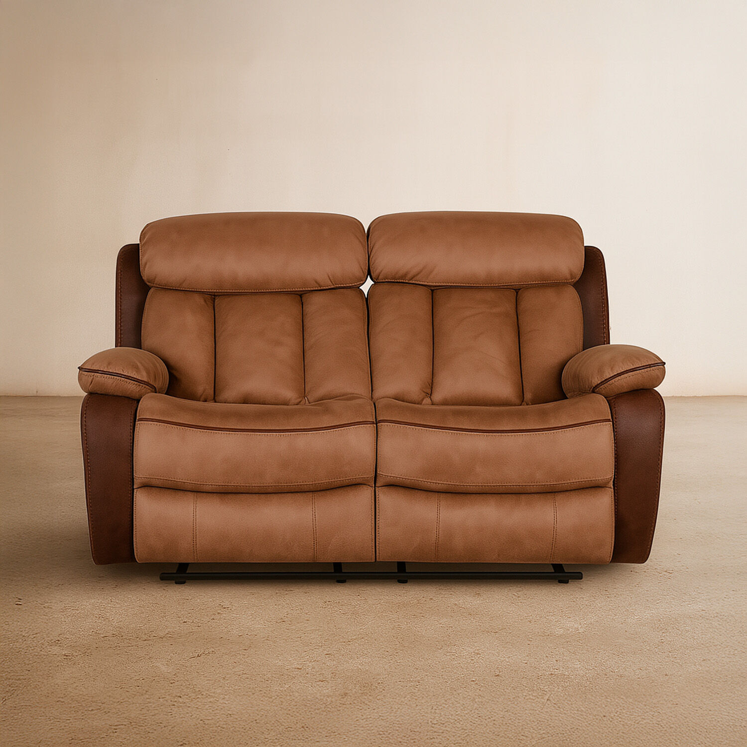 Sof&aacute; 2 Cuerpos Reclinable Moka