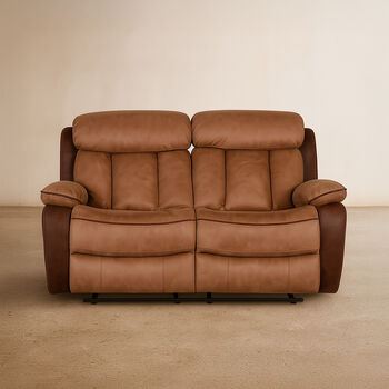 Sof&aacute; 2 Cuerpos Reclinable Moka