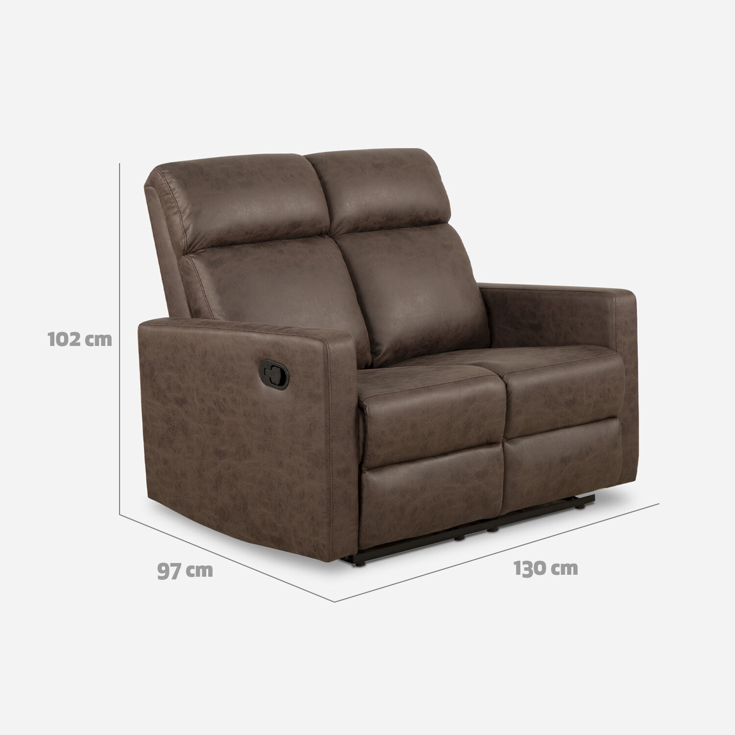 Sof&aacute; 2 Cuerpos Reclinable Asturias