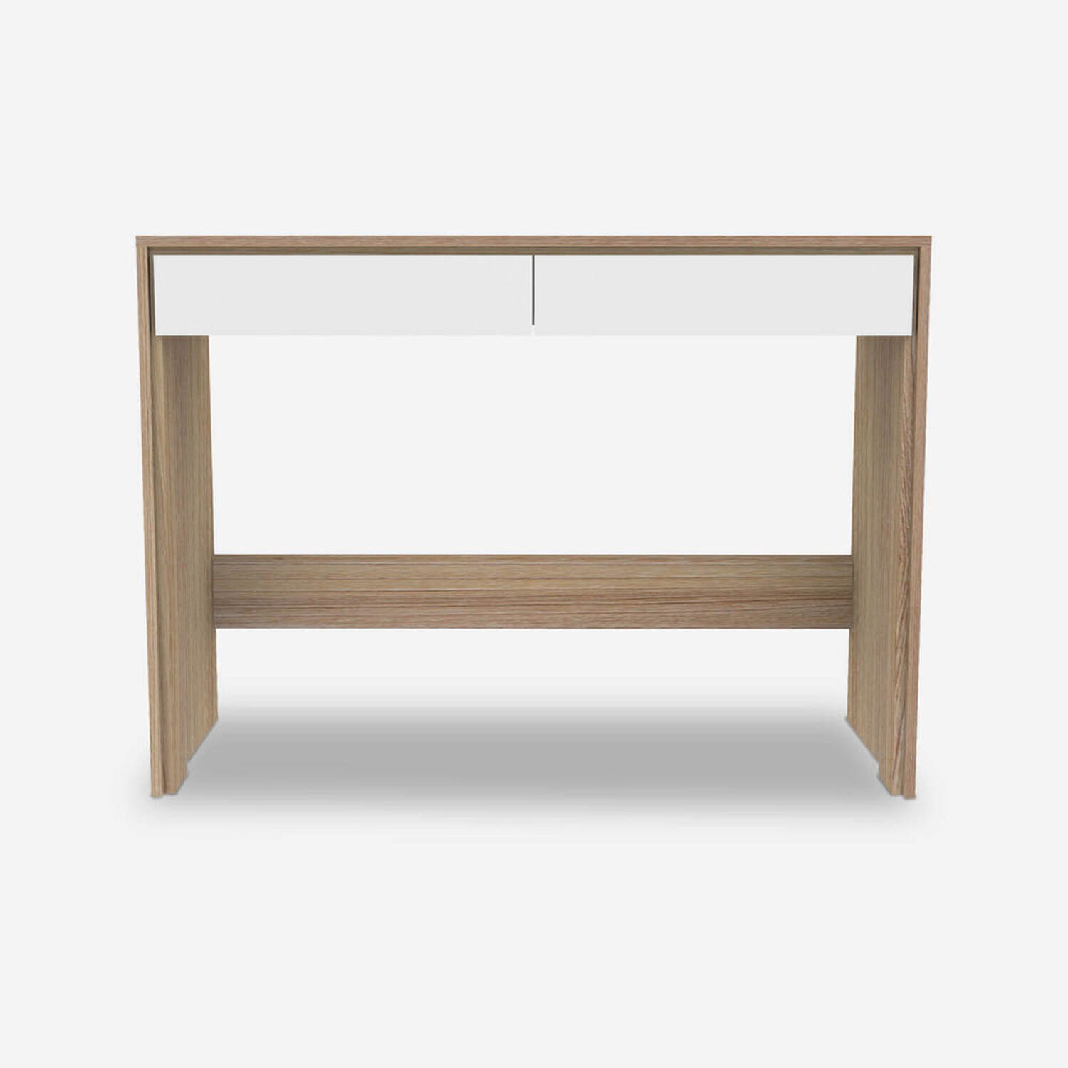 Escritorio 2 Cajones Olmo Blanco Roma