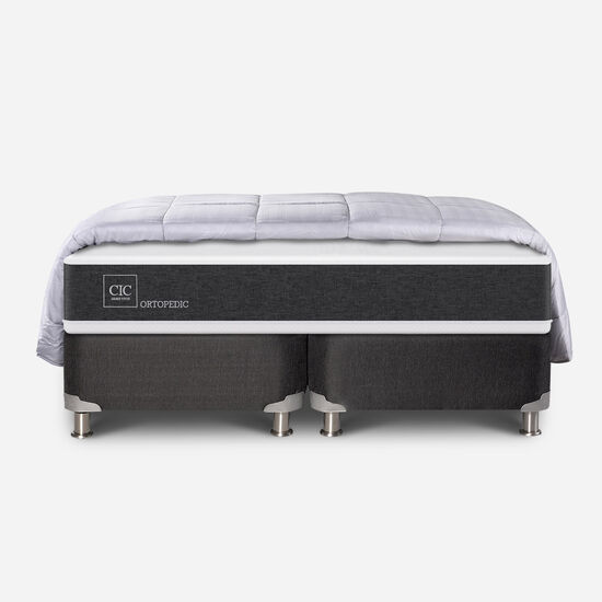 Box Spring King Ortopedic 5 Zonas + Plumón