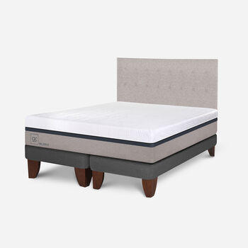 Cama Europea King Balance + Respaldo Tigris