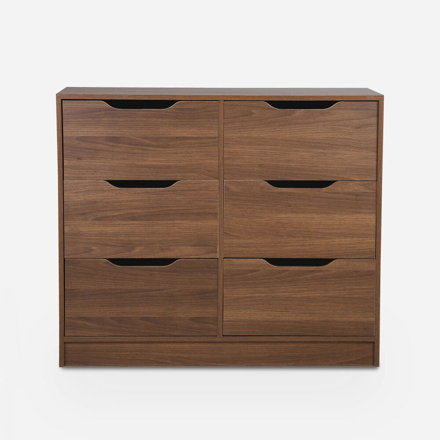 C&oacute;moda 6 Cajones Nogal Amaz&oacute;nico