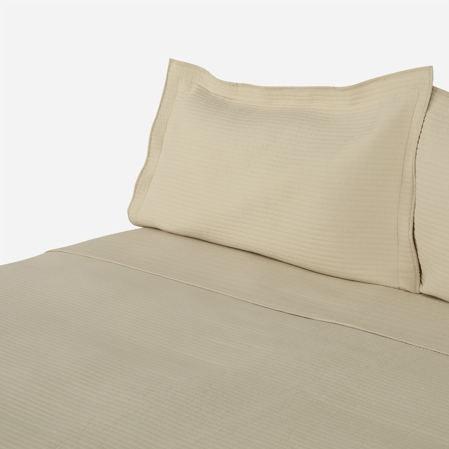 Quilt 2 Plazas Algod&oacute;n Taupe