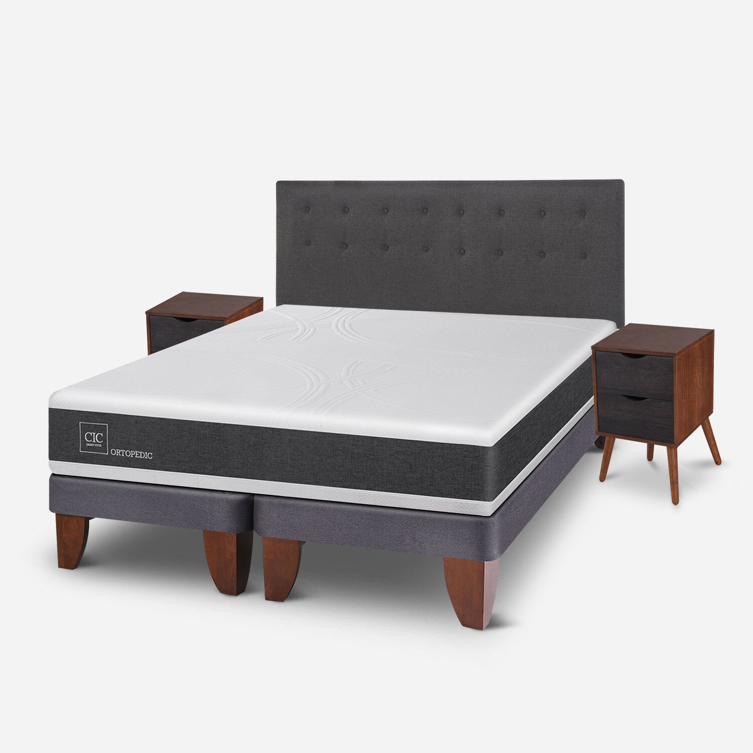 Cama Europea King Ortopedic + Set &Eacute;ufrates