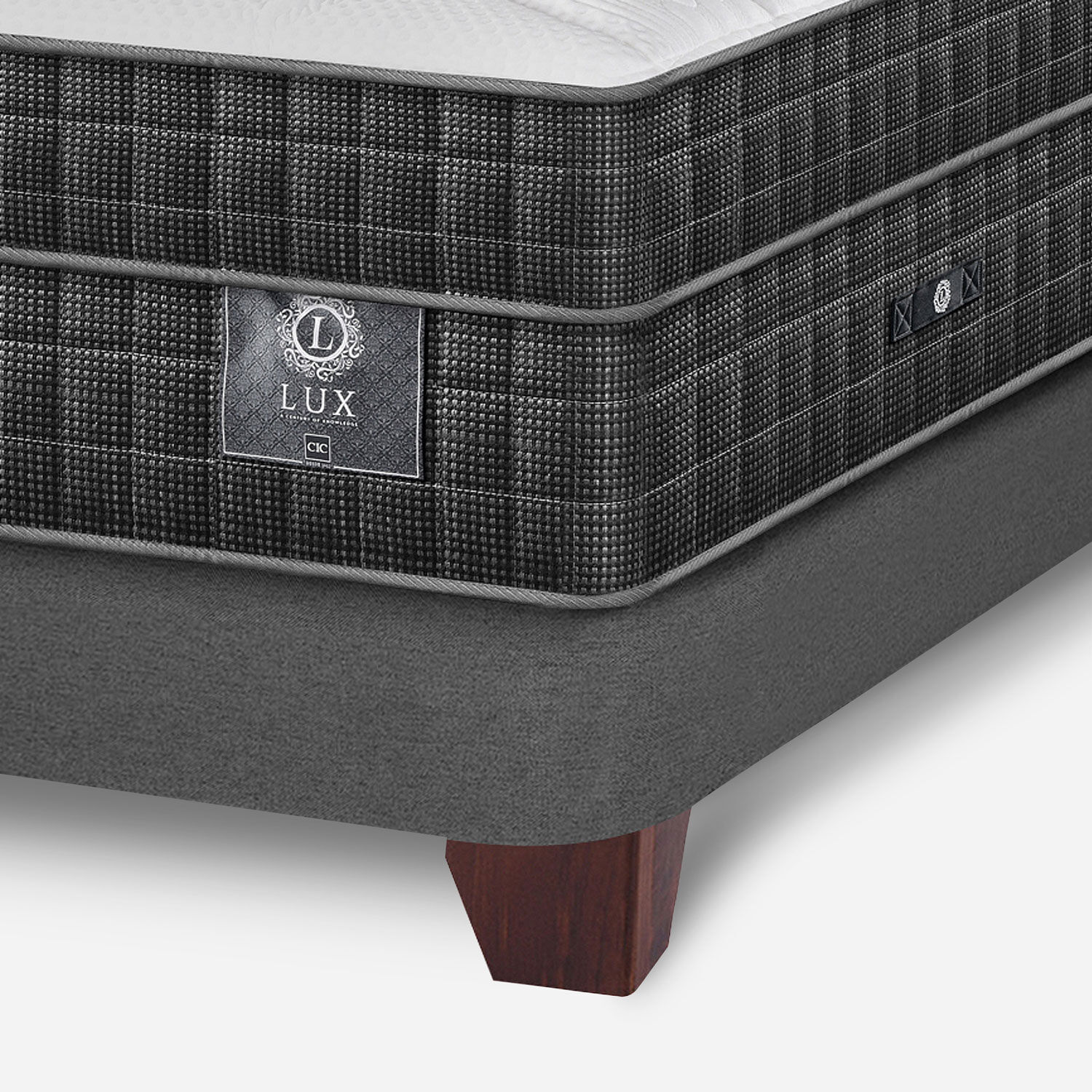 Cama Europea Super King Lux Base Dividida Baja