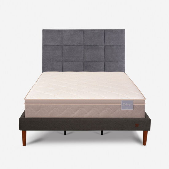 Cama Europea Curve King Rilassati + Respaldo Támesis