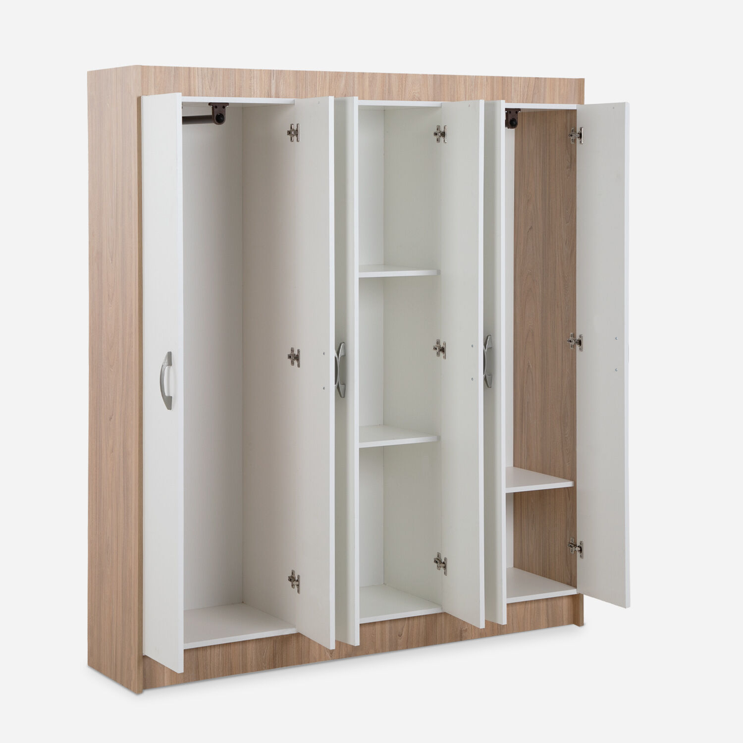 Cl&oacute;set Laredo 6 Puertas Olmo Blanco