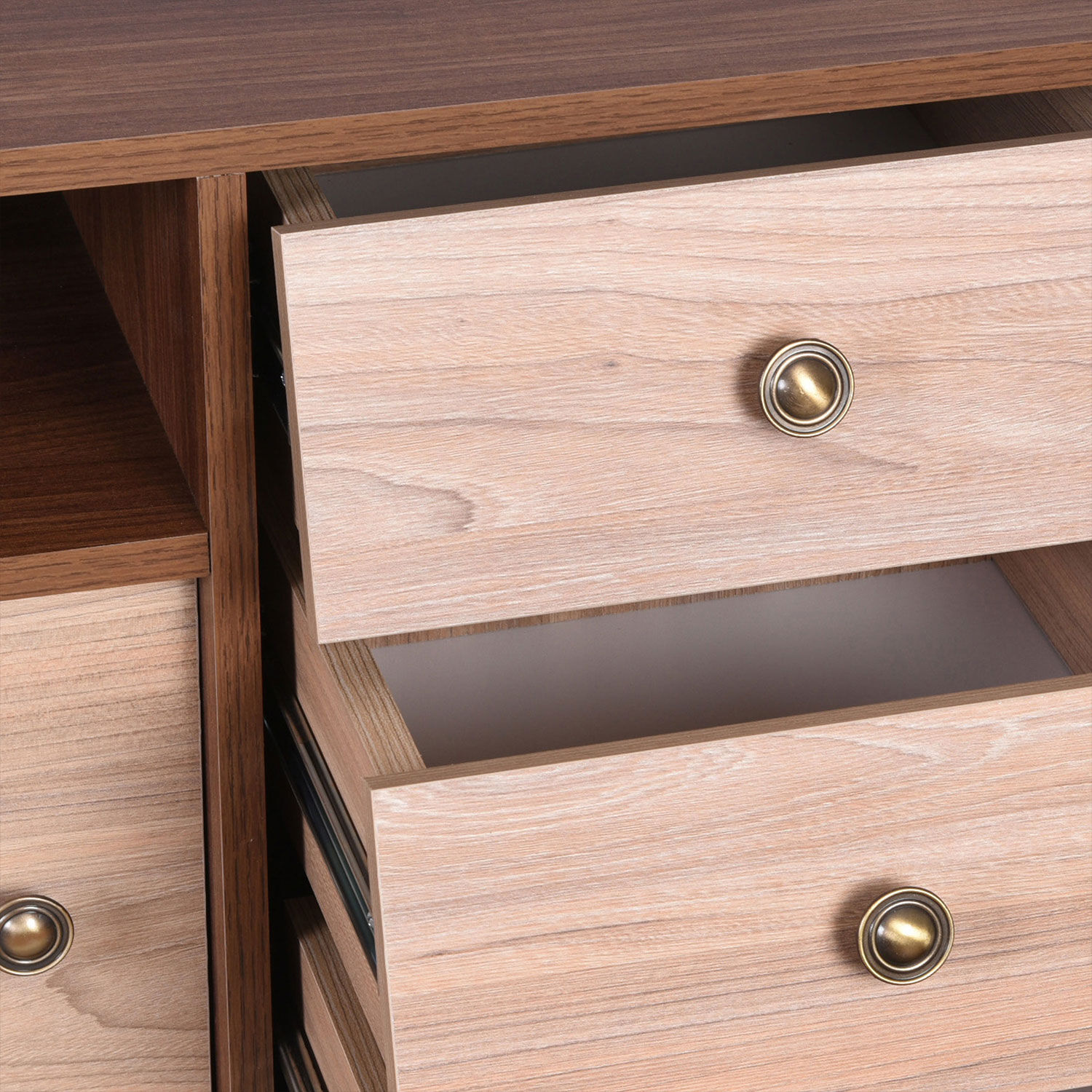 Rack Tv 60" Alto Miscanti Nogal