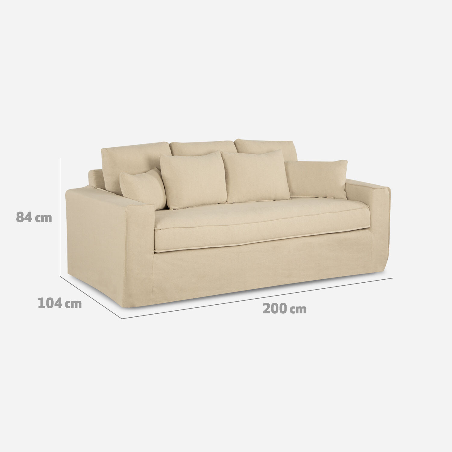 Sof&aacute; 3 Cuerpos Hamar Arena