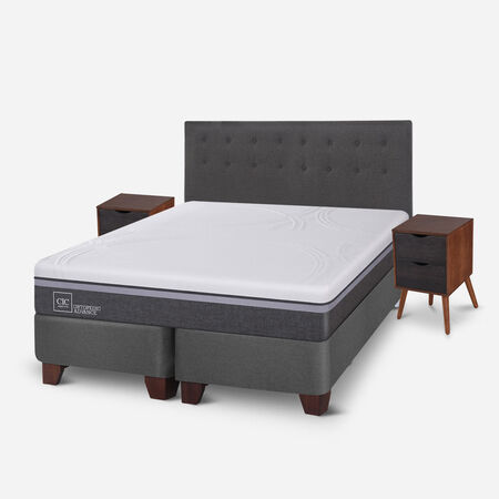 Box Spring King Ortopedic Advance + Set &Eacute;ufrates