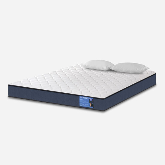 Colchón Full Excellence 135x190 + Almohadas