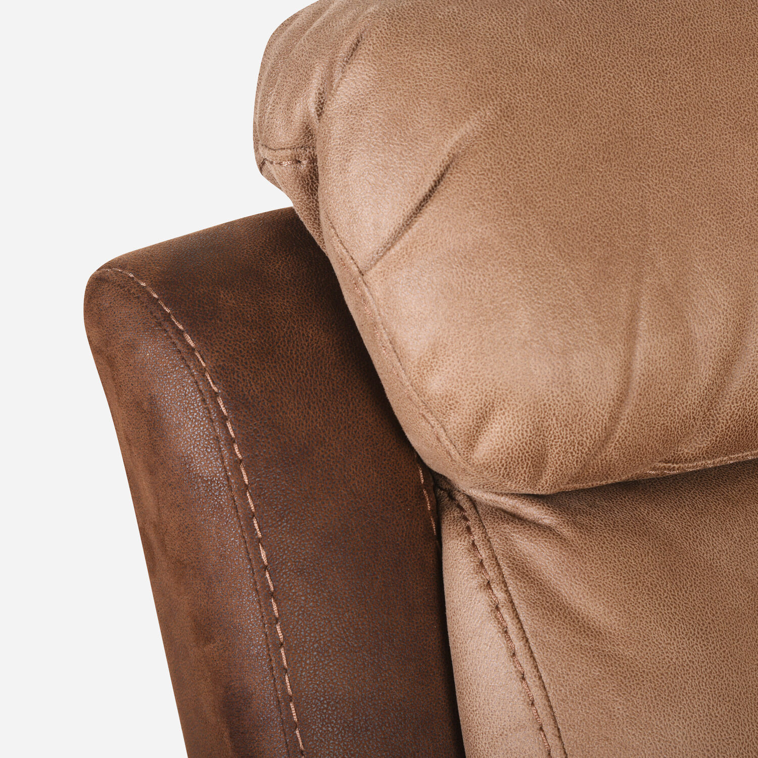 Sofá 2 Cuerpos Reclinable Moka
