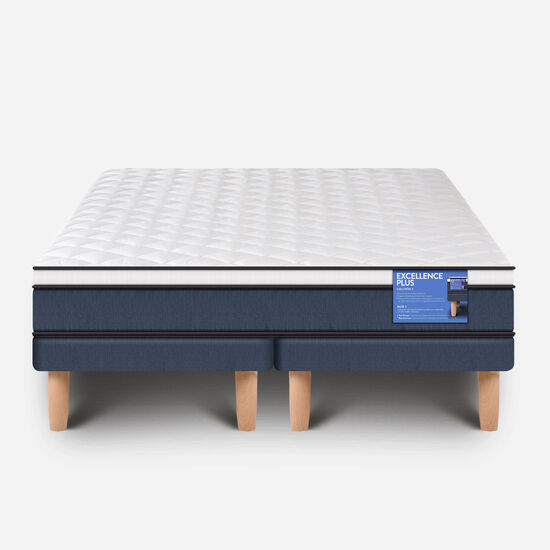 Cama Europea 2 Plazas Excellence Plus Base Dividida