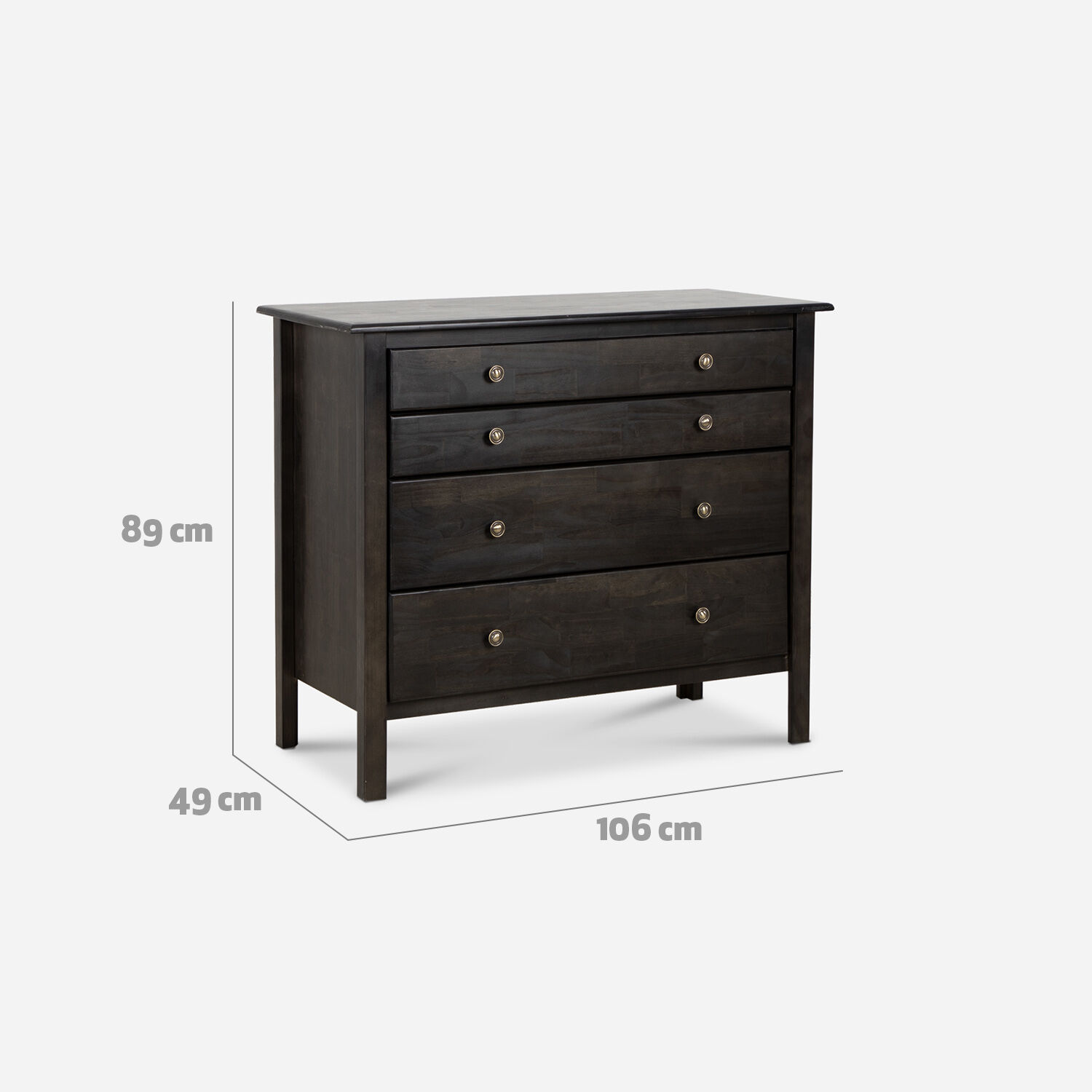 C&oacute;moda 4 Cajones Berl&iacute;n Marengo