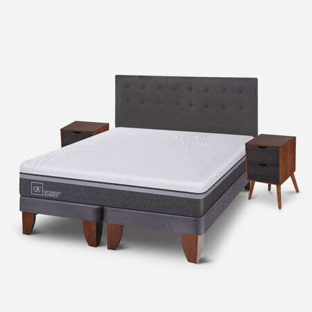 Cama Europea King Ortopedic Advance + Set &Eacute;ufrates