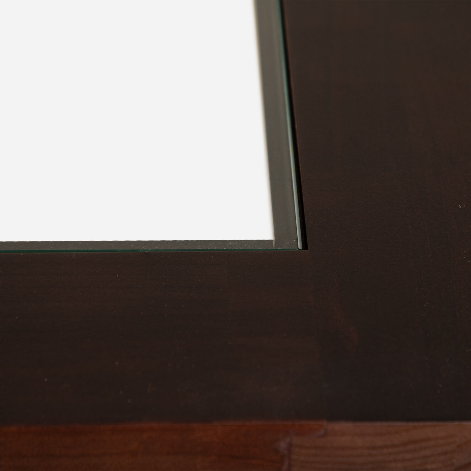 Comedor de Vidrio 6 Sillas Ñuble Chocolate - Beige