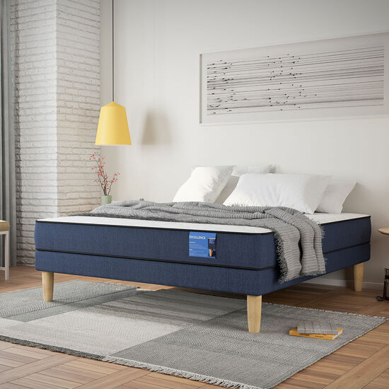 Cama Americana 1 Plaza Excellence + Plumón