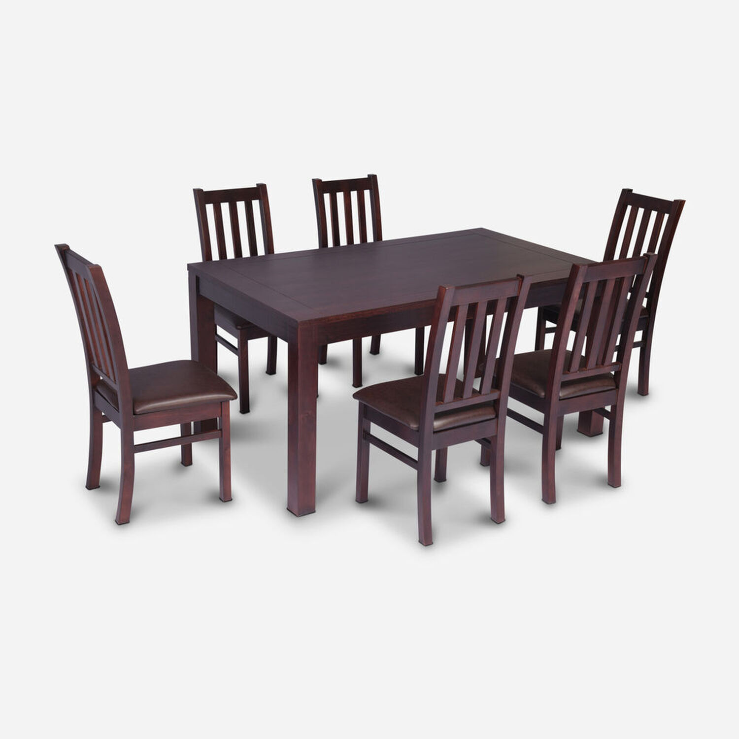 Comedor 6 Sillas &Ntilde;uble Negro