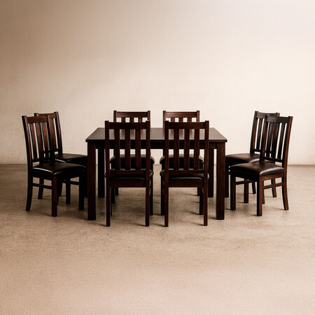 Comedor 8 Sillas &Ntilde;uble Chocolate