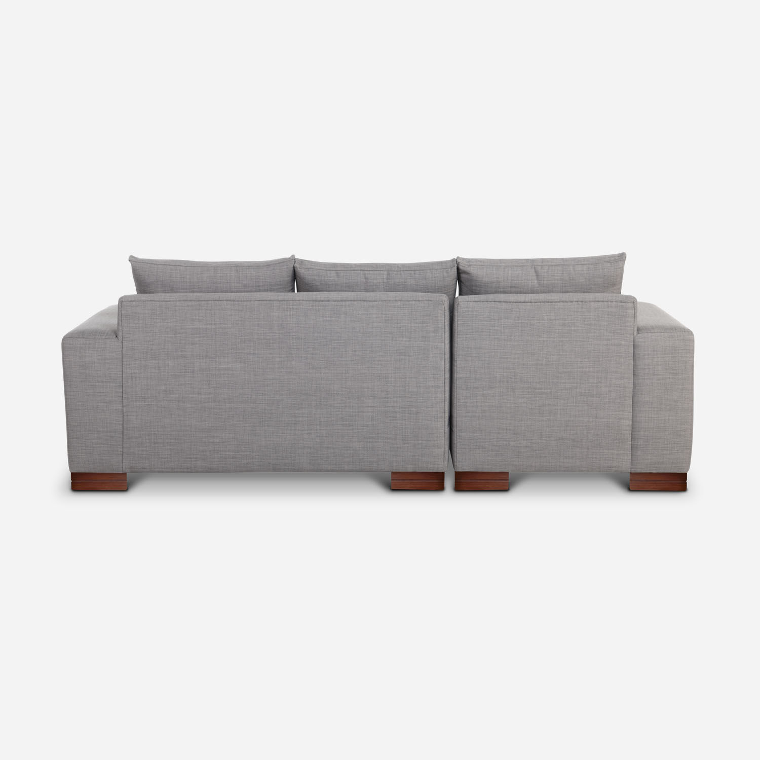 Sof&aacute; Seccional Izquierdo Praga Gris Claro