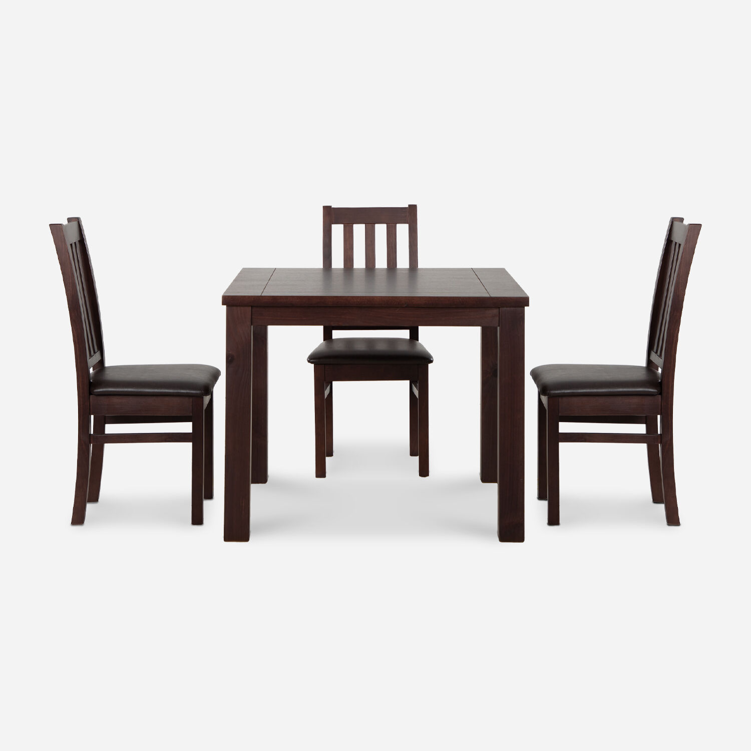 Comedor 4 Sillas &Ntilde;uble Chocolate - Caf&eacute;