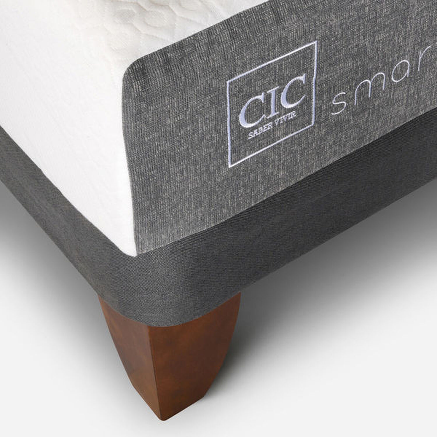 Cama Europea 2 Plazas Smart Base Normal