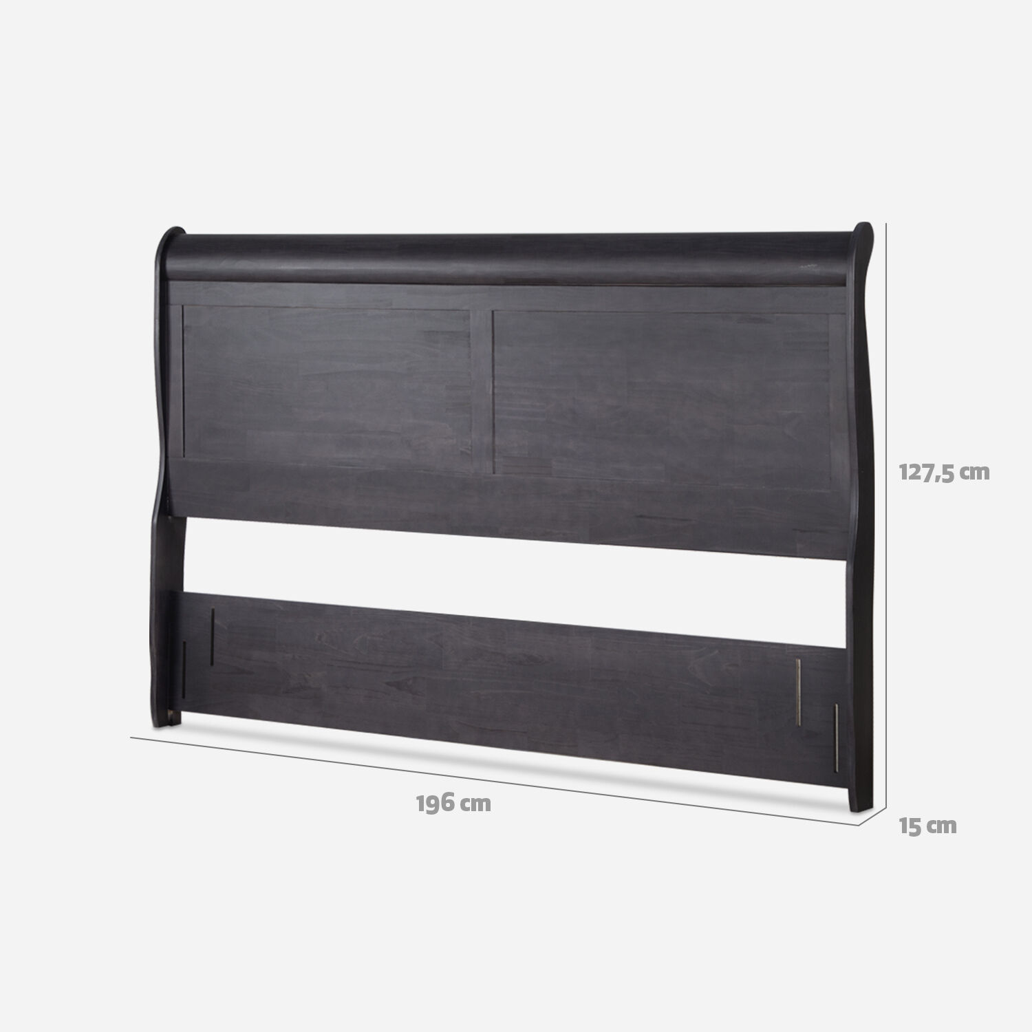 Respaldo King Mir&oacute; Negro