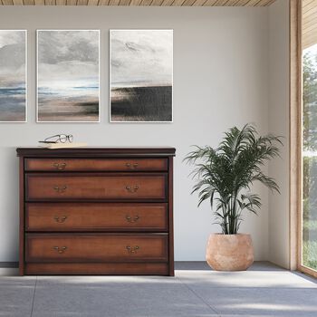 C&oacute;moda 4 Cajones T&aacute;mesis