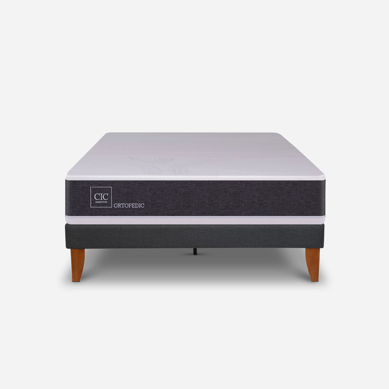 Cama Europea Curve 1,5 Plazas Ortopedic 