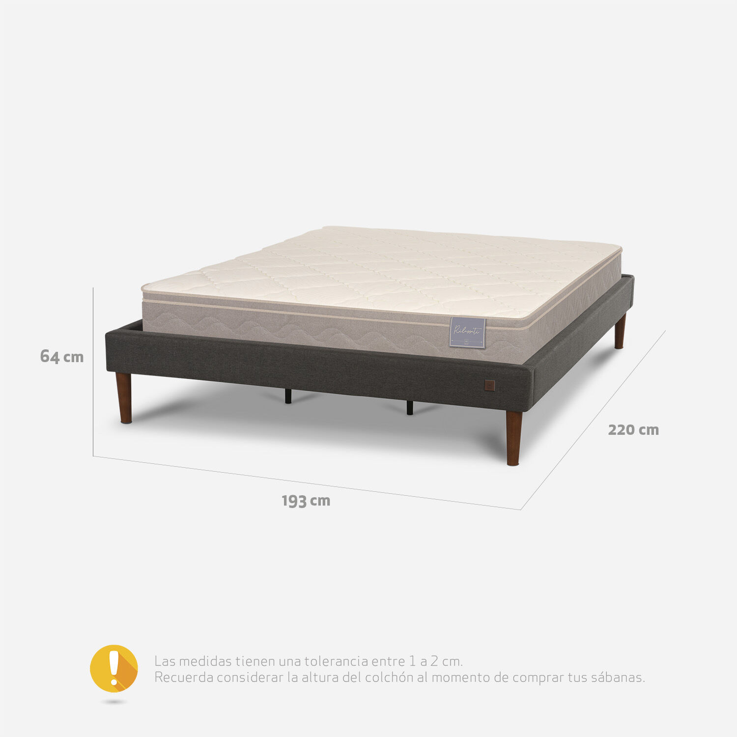 Cama Europea Curve King Rilassati 