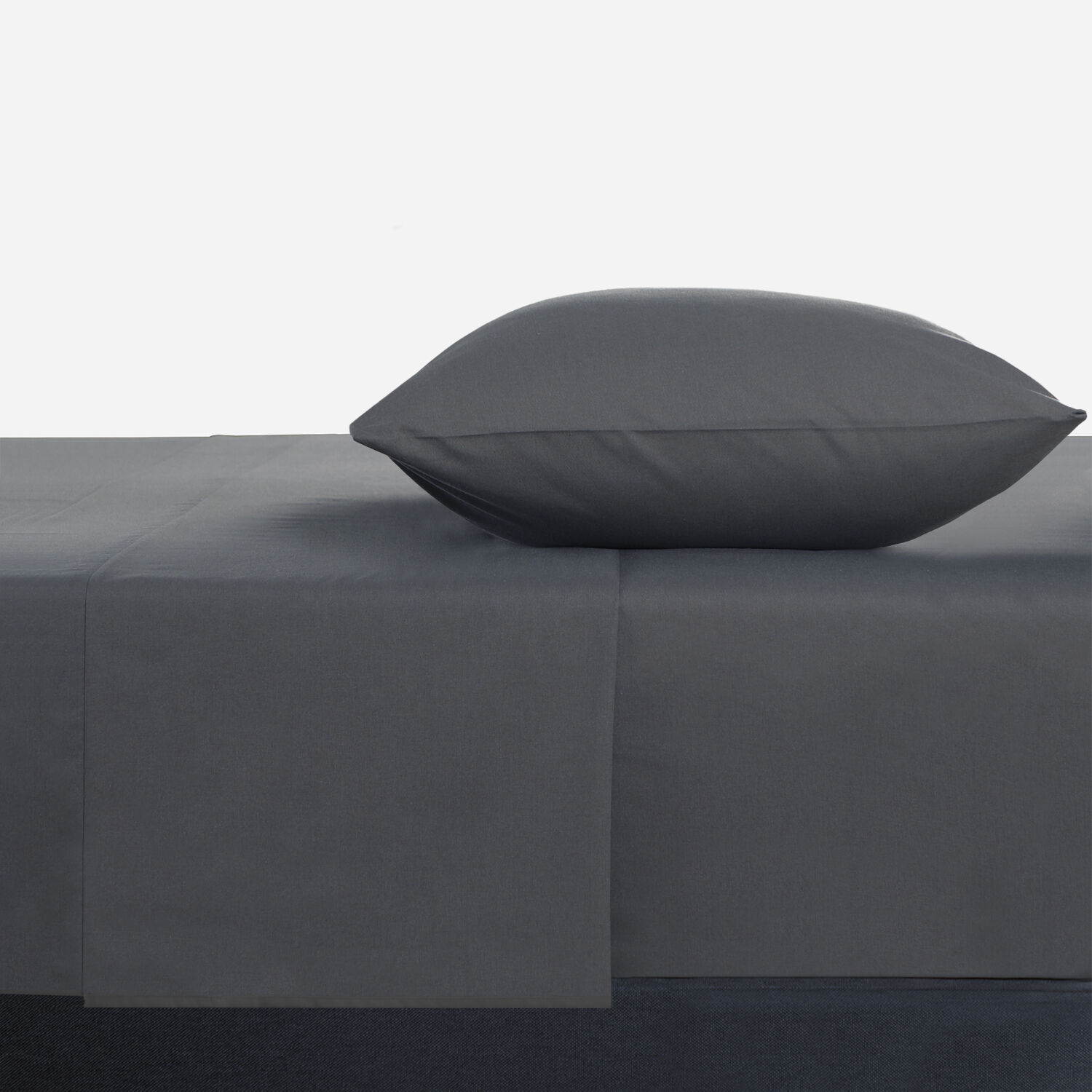 Sábanas Single 180 Hilos Lisa Gris