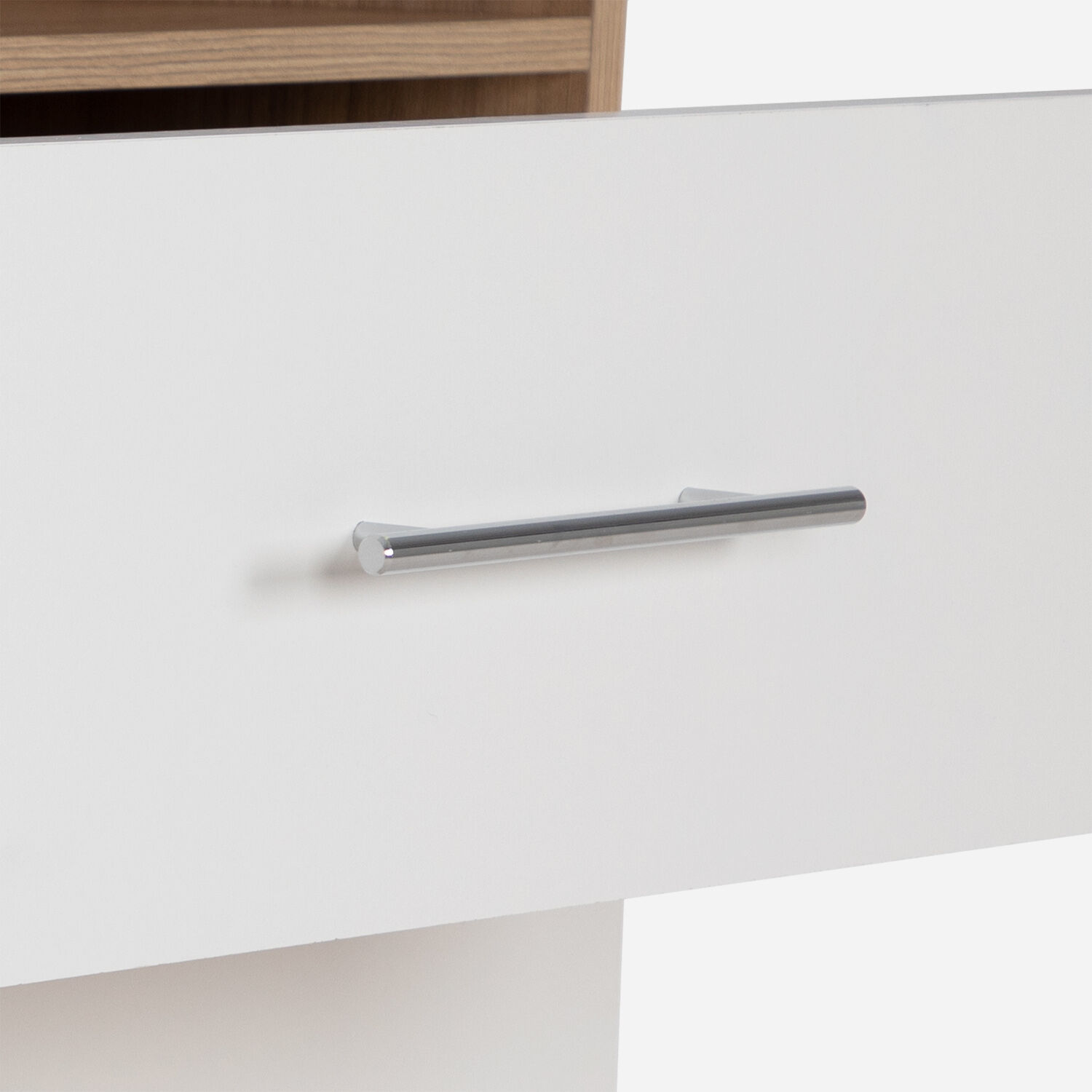 C&oacute;moda Cajonera 3 Cajones Atria Olmo Blanco