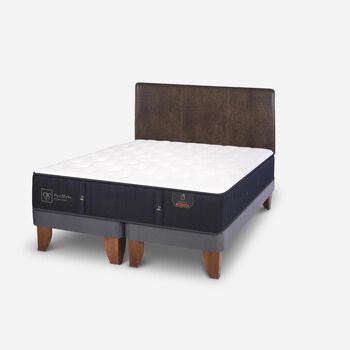 Cama Europea King Premium + Respaldo Baker