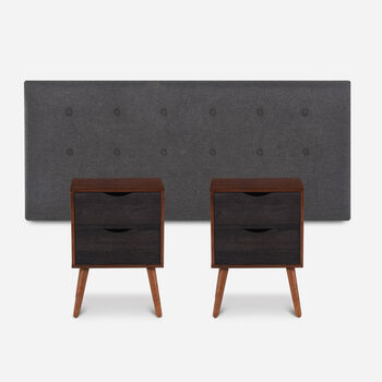 Respaldo 2 Plazas + Veladores &Eacute;ufrates