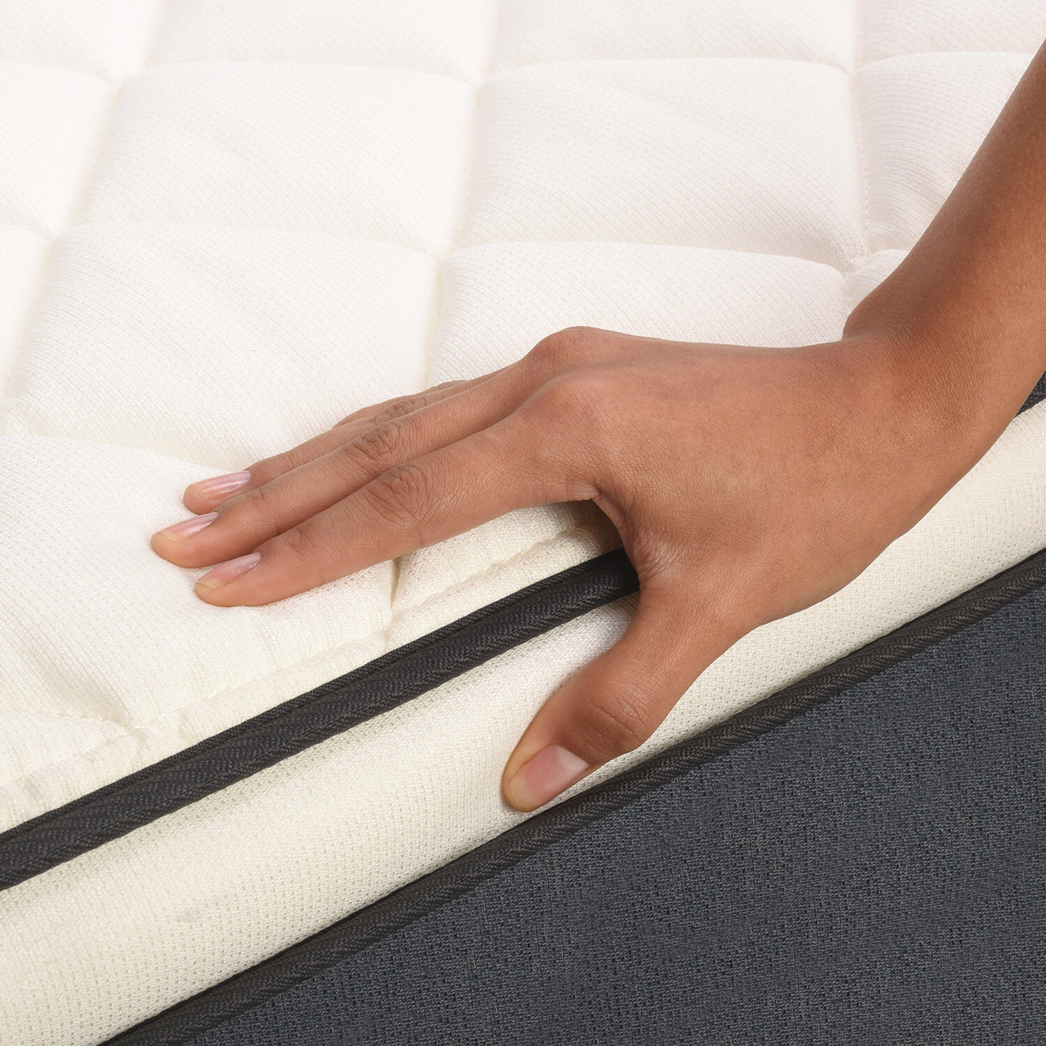 Cama Americana 1 Plaza Excellence Plus + Almohada Viscoel&aacute;stica