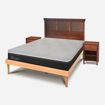 Cama King Hybrid + Set Torino Caramel
