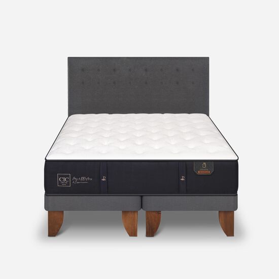 Cama Europea King Premium + Respaldo Éufrates