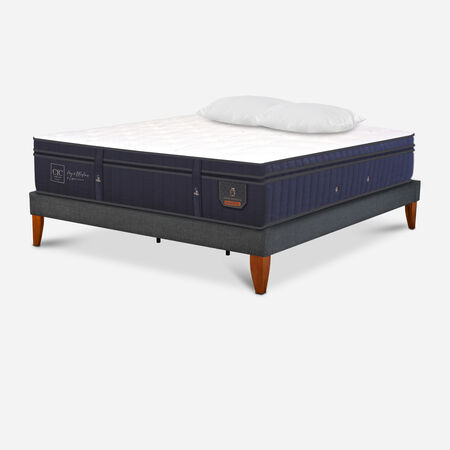 Cama Europea Box 2 Plazas Super Premium + Almohada