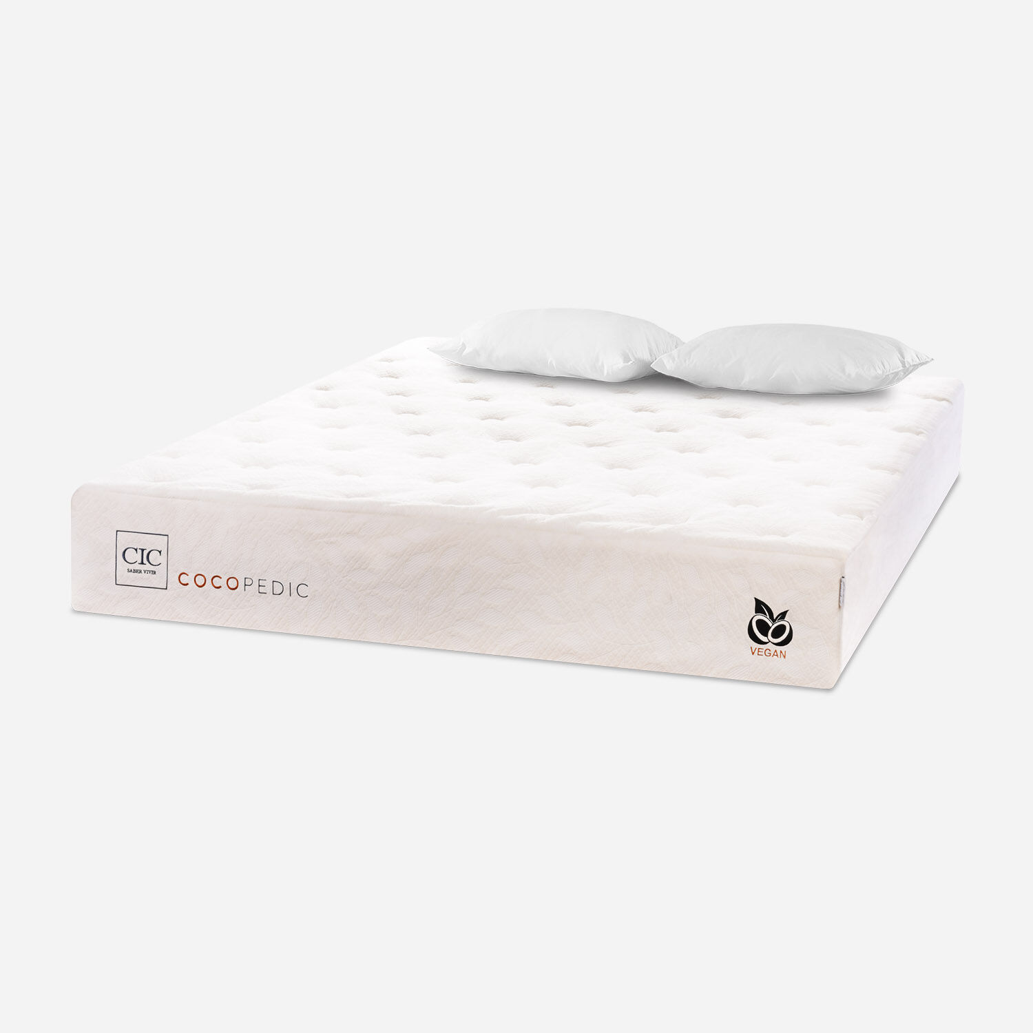Colch&oacute;n 2 Plazas Cocopedic 150x200 + Almohadas Viscoel&aacute;sticas