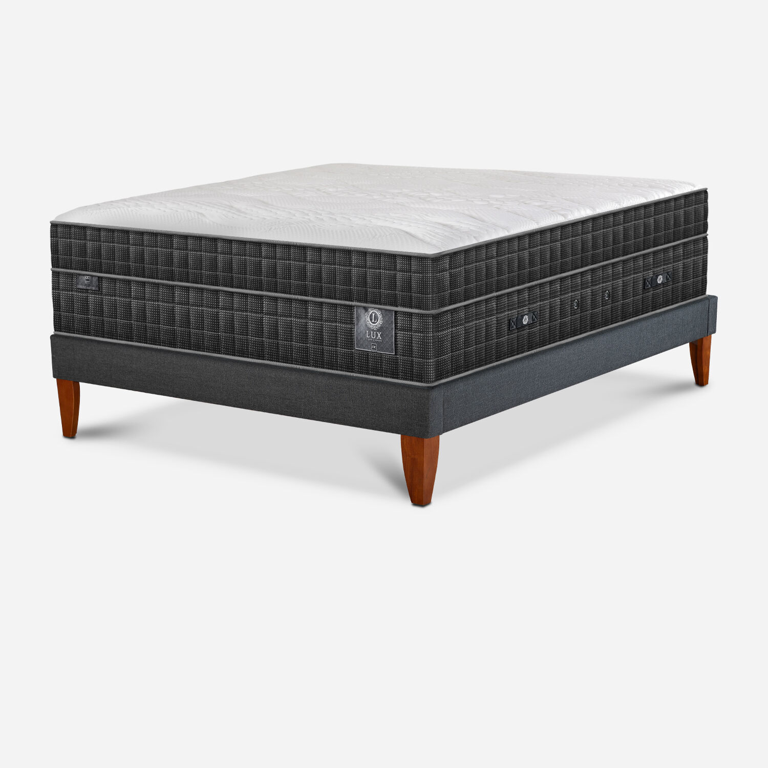 Cama Europea Box 2 Plazas Lux