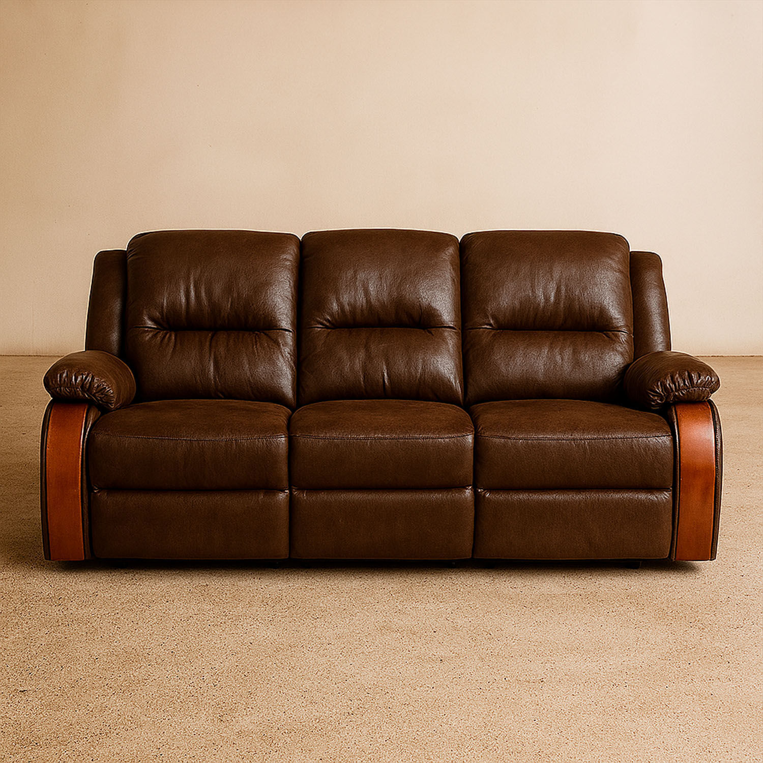 Sof&aacute; 3 Cuerpos Reclinable Rusty