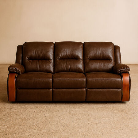 Sof&aacute; 3 Cuerpos Reclinable Rusty