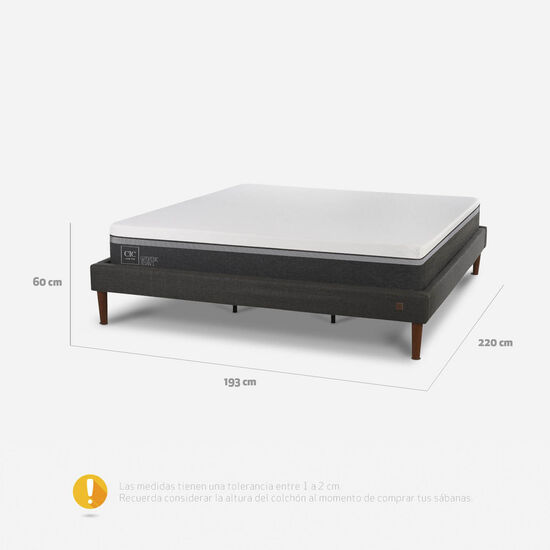 Cama Europea Curve King Ortopedic Advance